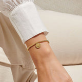 A Little '30th Birthday' Bracelet In Gold Plating by Joma Jewellery