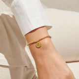 A Little '40th Birthday' Bracelet In Gold Plating by Joma Jewellery