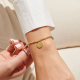 A Little '60th Birthday' Bracelet In Gold Plating by Joma Jewellery