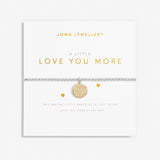 A Little 'Love You More' Bracelet In Silver Plating And Gold Plating  Joma Jewellery
