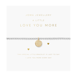 A Little 'Love You More' Bracelet In Silver Plating And Gold Plating  Joma Jewellery
