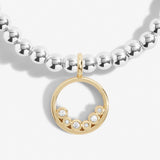 A Little 'Courage' Bracelet In Silver Plating And Gold Plating  Joma Jewellery