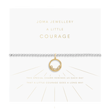 A Little 'Courage' Bracelet In Silver Plating And Gold Plating  Joma Jewellery