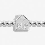 A Little 'Happy First Home' Bracelet In Silver Plating  Joma Jewellery