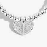 A Little 'Gone Too Soon But Loved A Lifetime' Bracelet In Silver Plating  Joma Jewellery