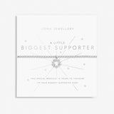 A Little 'Biggest Supporter' Bracelet In Silver Plating  Joma Jewellery