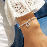 A Little 'From The Heart' Bracelet In Silver Plating  Joma Jewellery