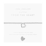 A Little 'From The Heart' Bracelet In Silver Plating  Joma Jewellery