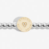 A Little 'Strong Mums Club' Bracelet In Silver Plating And Gold Plating  Joma Jewellery