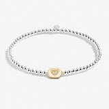A Little 'Positive Vibes' Bracelet In Silver Plating And Gold Plating  Joma Jewellery