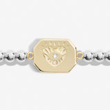 A Little 'Positive Vibes' Bracelet In Silver Plating And Gold Plating  Joma Jewellery