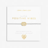 A Little 'Positive Vibes' Bracelet In Silver Plating And Gold Plating  Joma Jewellery