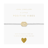A Little 'Positive Vibes' Bracelet In Silver Plating And Gold Plating  Joma Jewellery