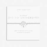 A Little 'Off To University' Bracelet In Silver Plating  Joma Jewellery