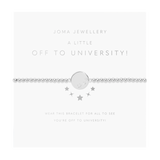 A Little 'Off To University' Bracelet In Silver Plating  Joma Jewellery