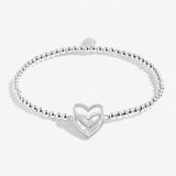 A Little 'Happy Birthday' Bracelet In Silver Plating And Gold Plating by Joma Jewellery
