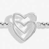 A Little 'Happy Birthday' Bracelet In Silver Plating And Gold Plating by Joma Jewellery