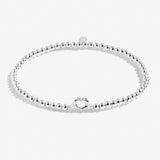 A Little 'Friendship Laughter Happiness' Bracelet In Silver Plating by Joma Jewellery
