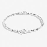 A Little 'Loved Beyond Measure' Bracelet In Silver Plating by Joma Jewellery