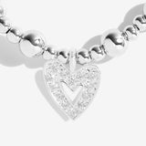 Life's A Charm 'Treasured Friend' Bracelet In Silver Plating By Joma Jewellery