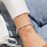 Life's A Charm 'Wonderful Mum' Bracelet In Silver Plating By Joma Jewellery