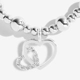 Life's A Charm 'Wonderful Mum' Bracelet In Silver Plating By Joma Jewellery
