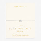 Love From Your Little Ones 'Love You Lots Mum' Bracelet In Silver Plating From Joma Jewellery