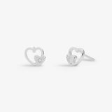 Boxed Life's A Charm 'Daughter' Earrings In Silver Plating Joma Jewellery