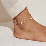 Anklet Three Pearl By Joma Jewellery