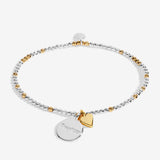 Joma Jewellery  So Loved 'Daughter' Bracelet In Silver And Gold Plating