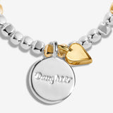 Joma Jewellery  So Loved 'Daughter' Bracelet In Silver And Gold Plating