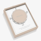 Joma Jewellery Life's A Charm 'Auntie' Bracelet In Silver Plating