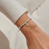 Joma Jewellery Life's A Charm 'Grandma' Bracelet In Silver Plating