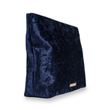 Katie Loxton VALENTINA VELVET CLUTCH - crushed sapphire - 23.5x29x7cm