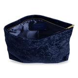 Katie Loxton VALENTINA VELVET CLUTCH - crushed sapphire - 23.5x29x7cm