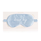 Katie Loxton SATIN EYE MASK - DREAM BIG - blue - 11x21.5cm