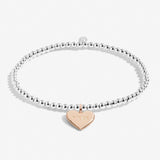 Children's A Little 'Fabulous Niece' Bracelet in Silver Plating And Rose Gold Plating By Joma Jewellery