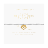 Children's A Little 'Best Friend Forever' Bracelet in Silver Plating And Gold Plating By Joma Jewellery