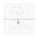 Children's A Little 'Make A Birthday Wish' Bracelet in Silver Plating  By Joma Jewellery