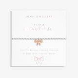 Children's A Little 'Beautiful' Bracelet in Silver Plating And Rose Gold Plating  By Joma Jewellery