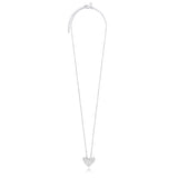 Joma Jewellery Silver Heart Live Laugh28.75 Love Necklace - Gifteasy Online