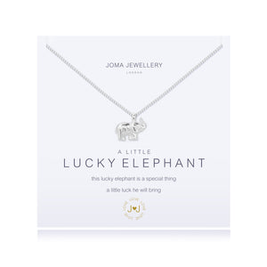 Joma Jewellery a little Lucky Elephant necklace - Gifteasy Online