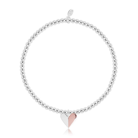 Joma Jewellery Valentina Silver And Rose Gold Bracelet - Gifteasy Online