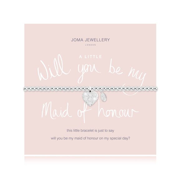 Joma Jewellery Will You Be My Maid of Honour Bracelet - Gifteasy Online
