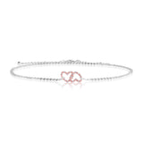 Joma Jewellery (2802) -Love  Trio - Heart - Wear 3 Ways - Necklace, Choker or Bracelet - Gifteasy Online