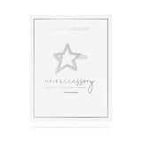 Joma Jewellery Hair Accessory Silver Pave Star Clip - Gifteasy Online