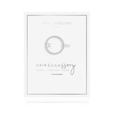 Joma Jewellery Hair Accessory Silver Pave Circle Hair Clip - Gifteasy Online