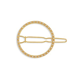 Joma Jewellery Hair Accessory Gold Pave Circle Clip - Gifteasy Online