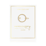 Joma Jewellery Hair Accessory Gold Pave Circle Clip - Gifteasy Online