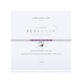 Joma Jewellery A LITTLE BIRTHSTONE FEBRUARY AMETHYST - Gifteasy Online